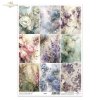 dekoracyjne wzory, motywy kwiatowe, bukiet kwiatów, Ogród Muz, Garden of Muses * Mulberry decoupage paper FPA1005, decorative patterns, floral motifs, bouquet of flowers, Garden of Muses *Seria Garden of Muses